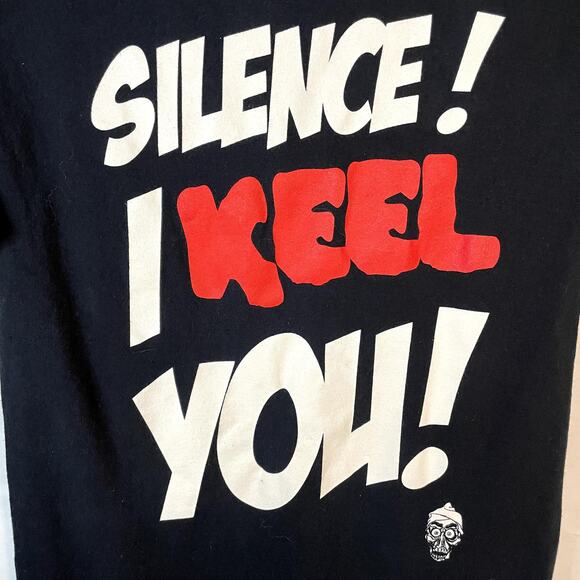 Jeff Dunham show t-shirt small Silence! I Keel You  short sleeve black - Picture 2 of 4